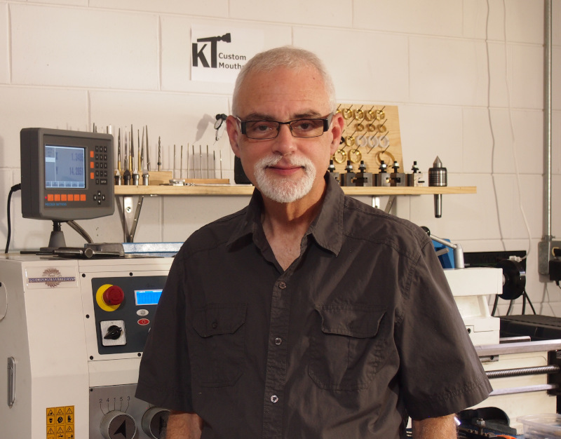 Custom mouthpieces designer, maker, Ken Titmus